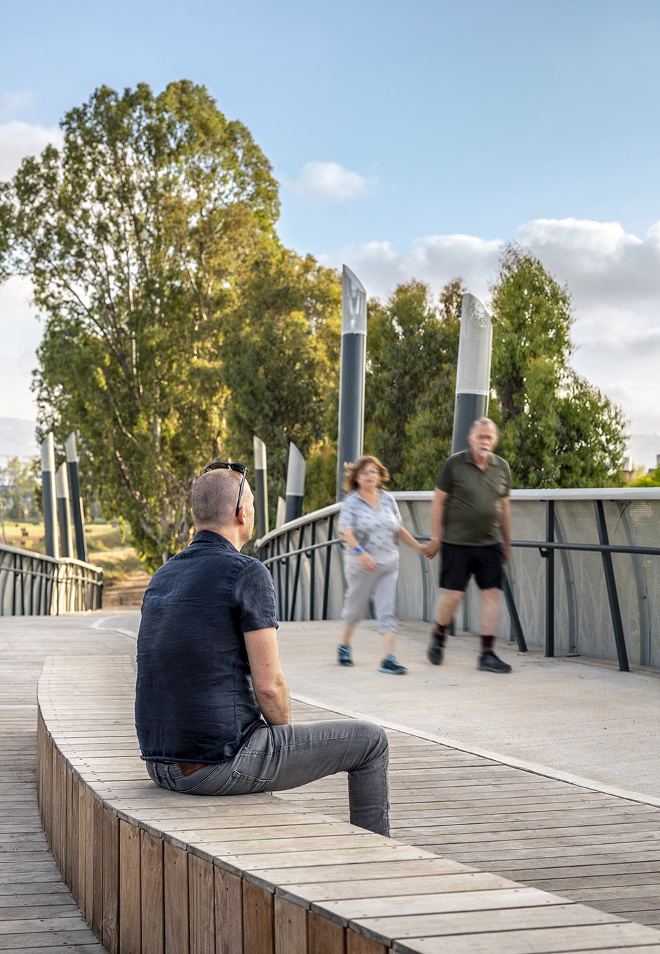 the gdora bridge by bo landscape architecture