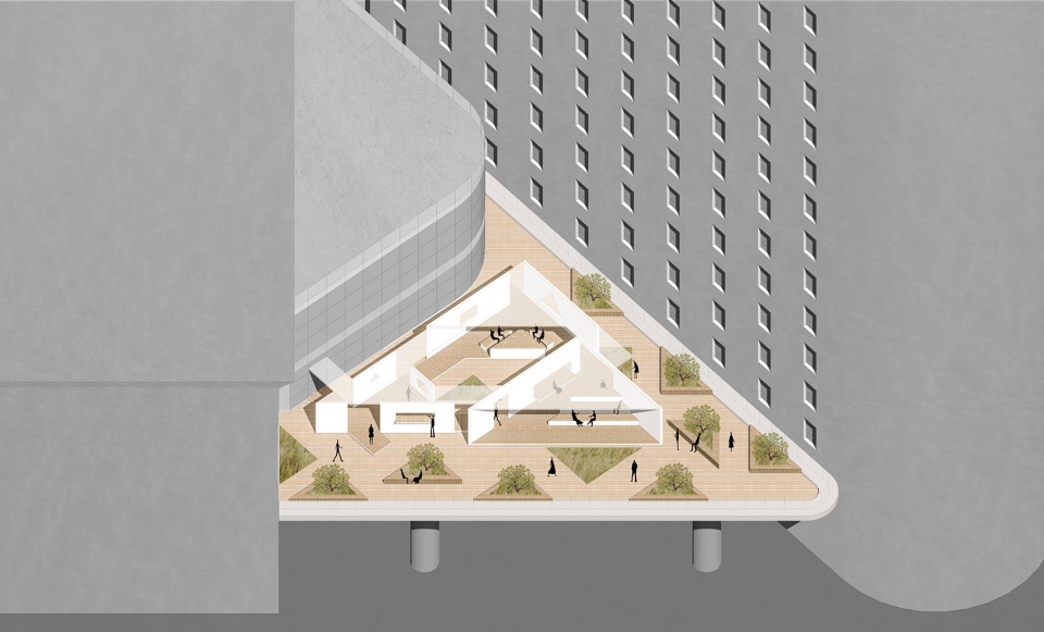 three pavilions garden china by wang hang