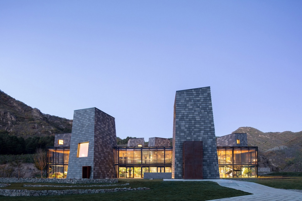 forest valley hot spring center china by blue architecture studio