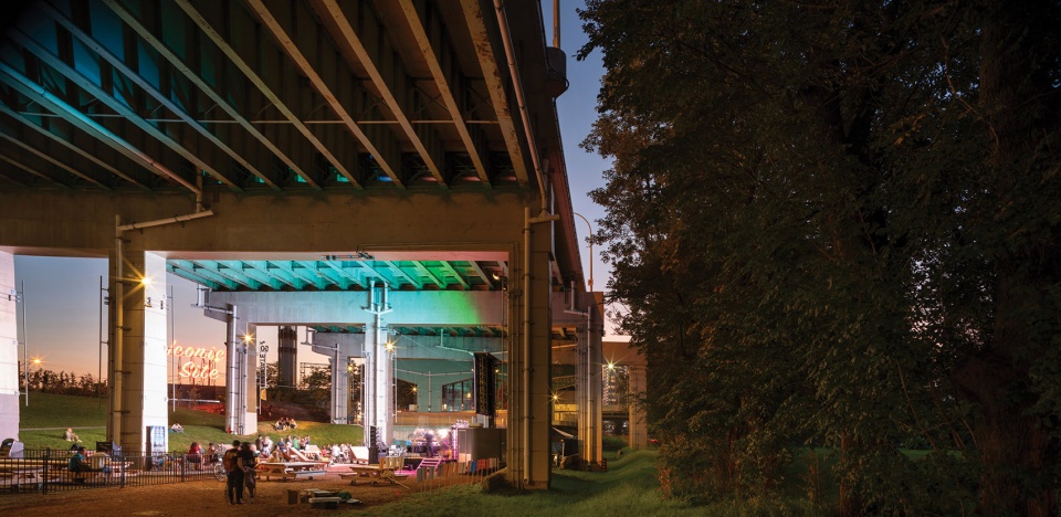 2019 asla general design award of honor the bentway toronto public work office for urban design landscape architecture