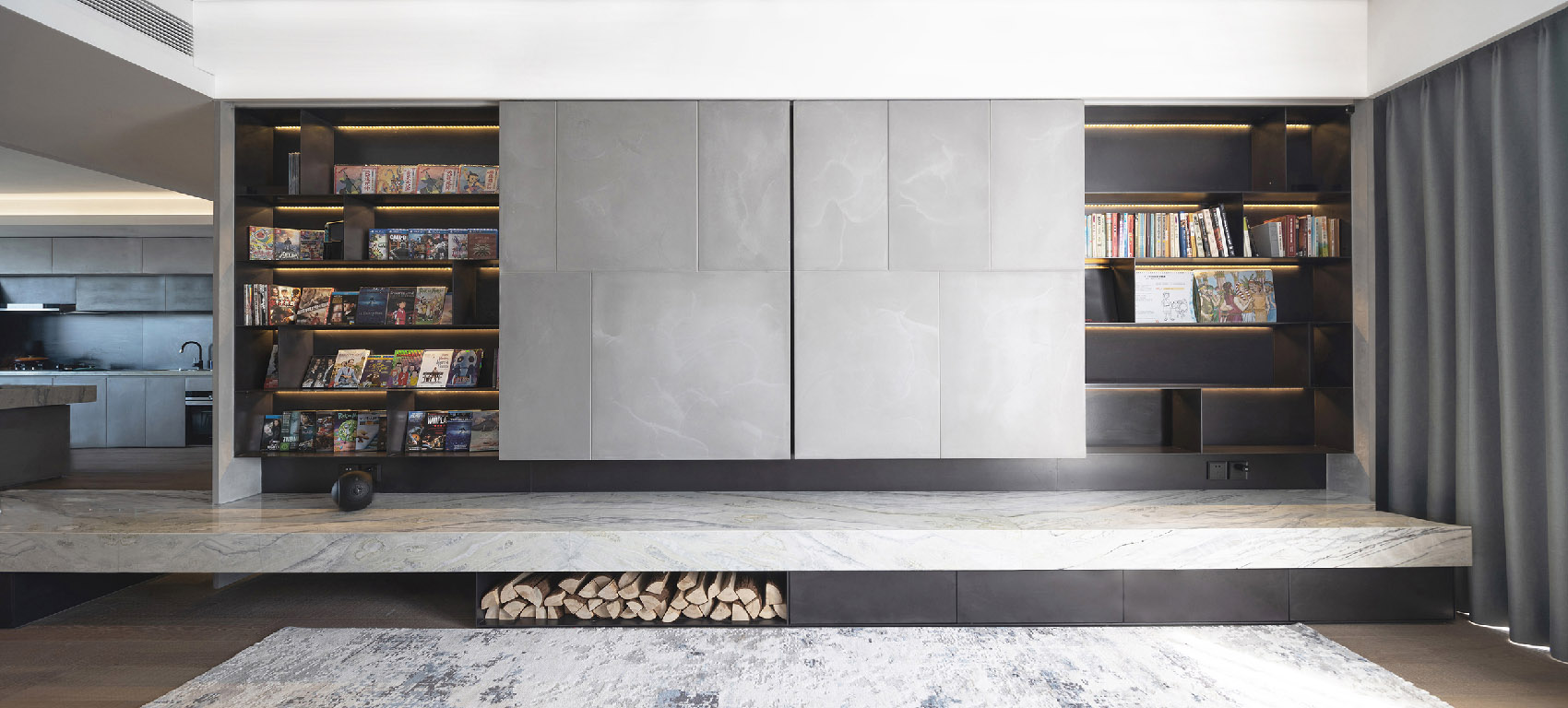 renovation of the apartment beside the huangpu river china by found architects