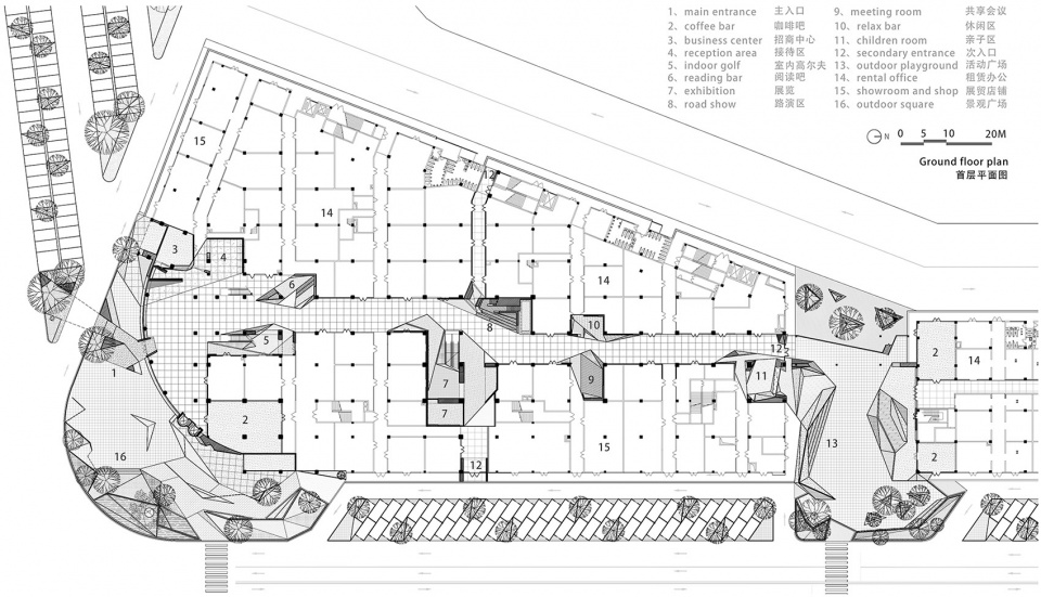 tianjian top region renovation china by being architects