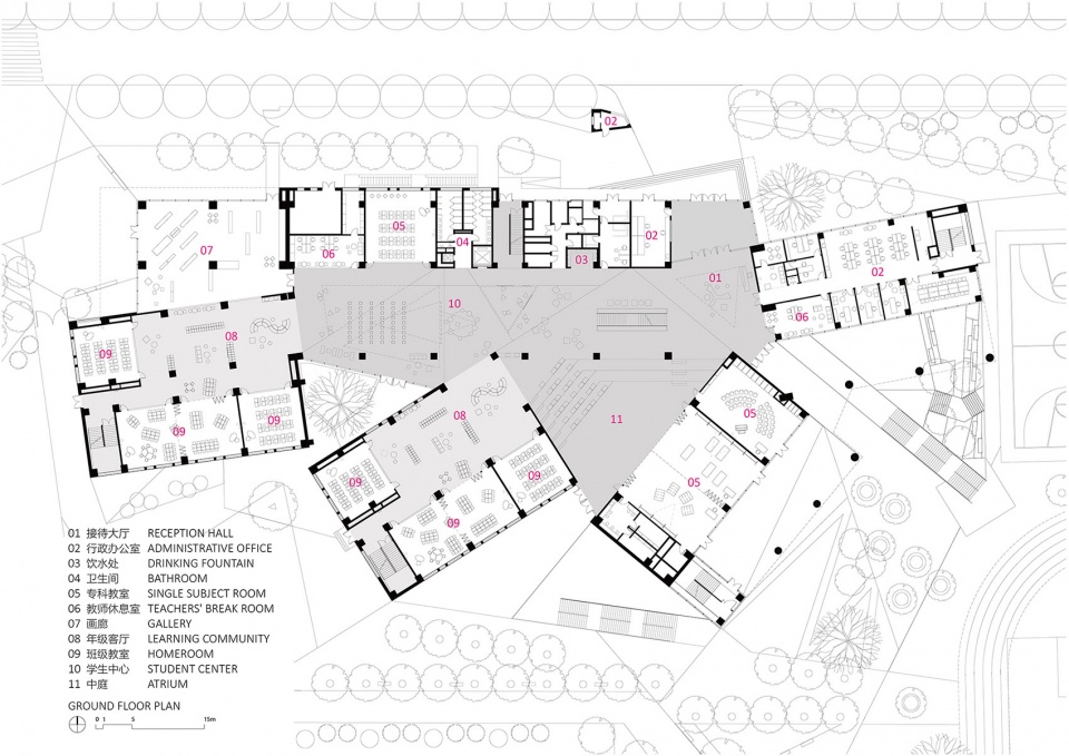 huang cheng gen primary school changping campus china by inclusive architectural practice