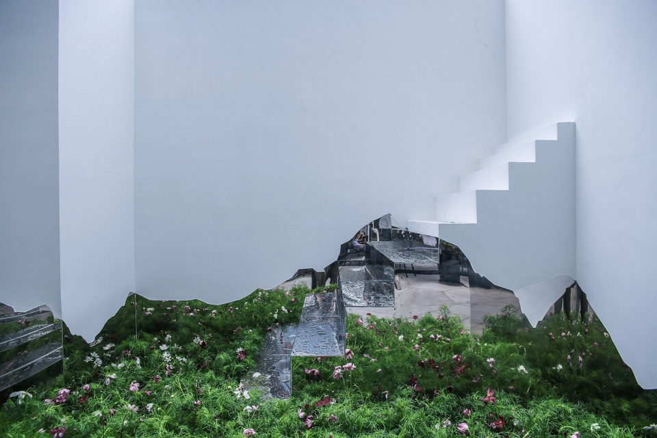 mandalas pop up digital art museum china by one take architects