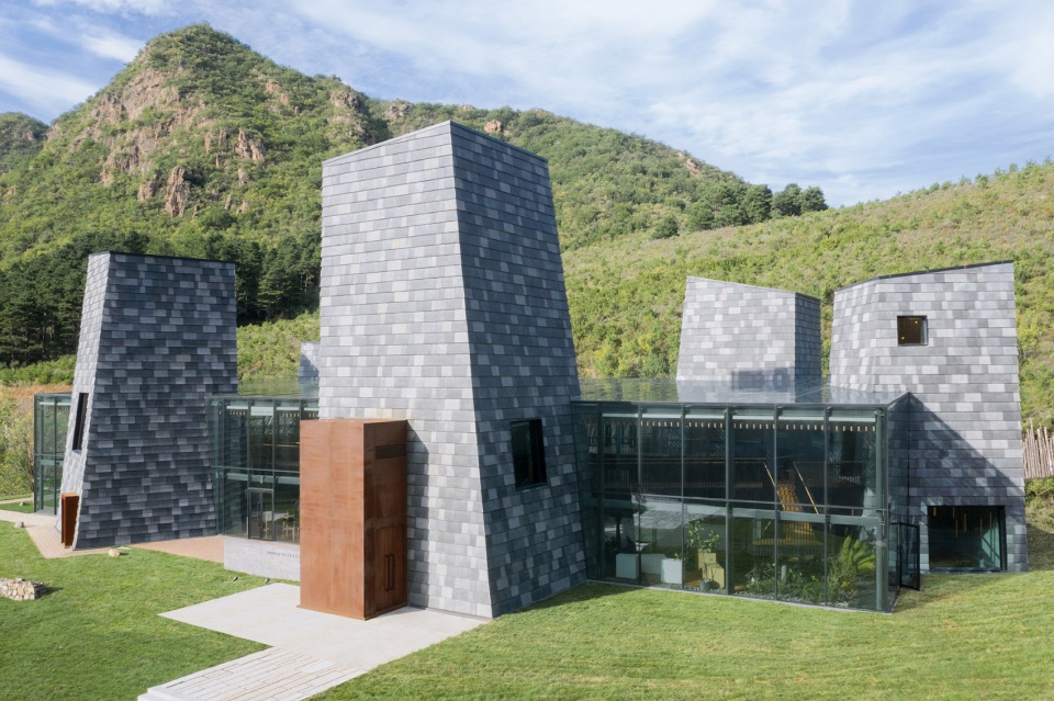forest valley hot spring center china by blue architecture studio