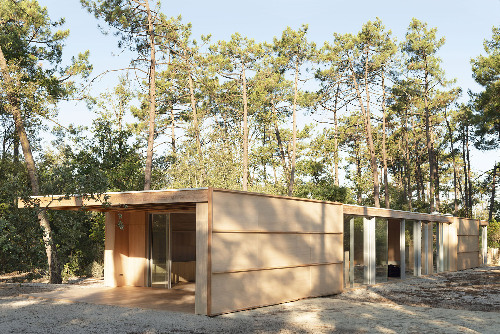 wooden villa at soulac sur mer by nicolas dahan