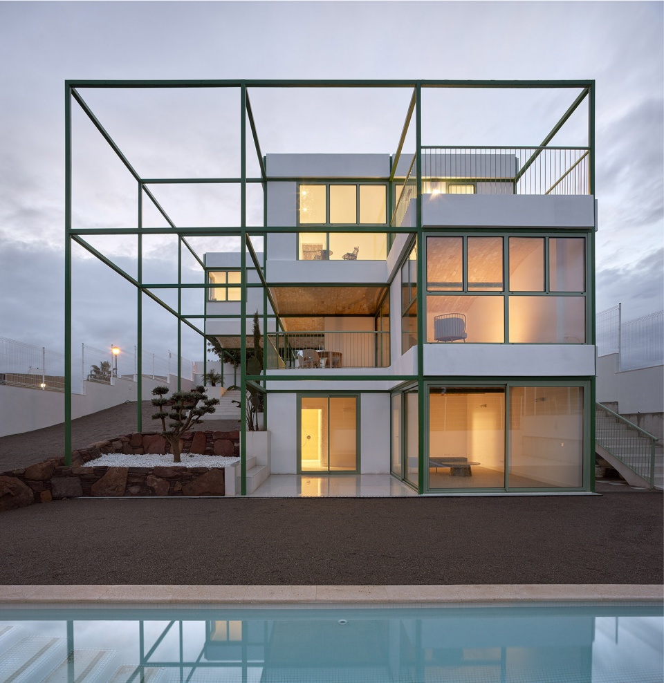brick vault house by space popular