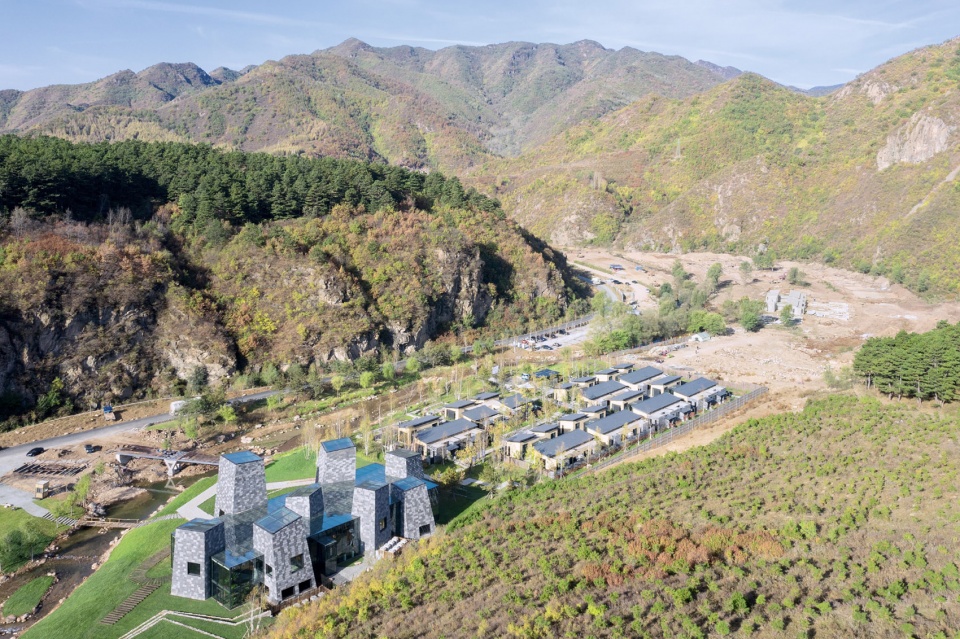 forest valley hot spring center china by blue architecture studio
