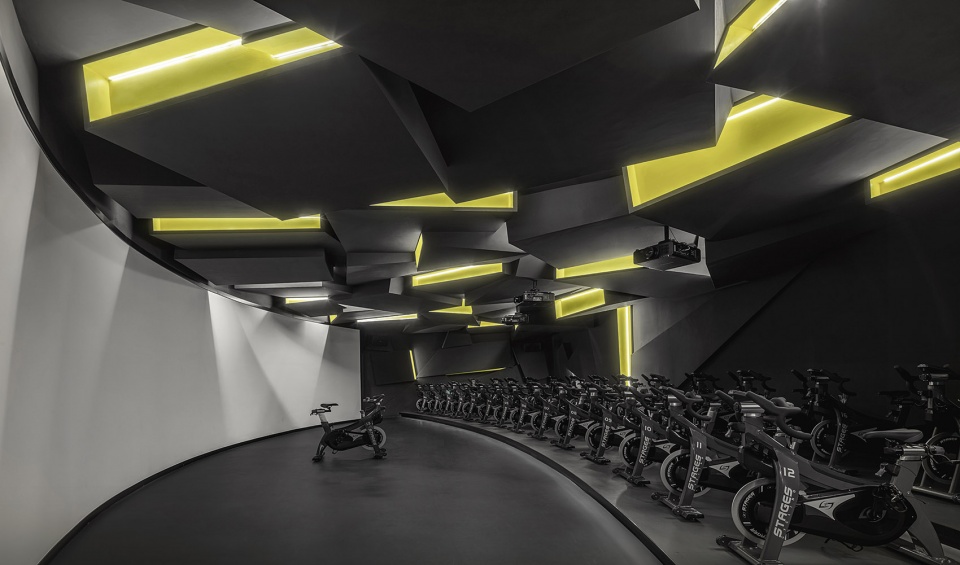 fusion fitness q plex premium club china by pone architecture