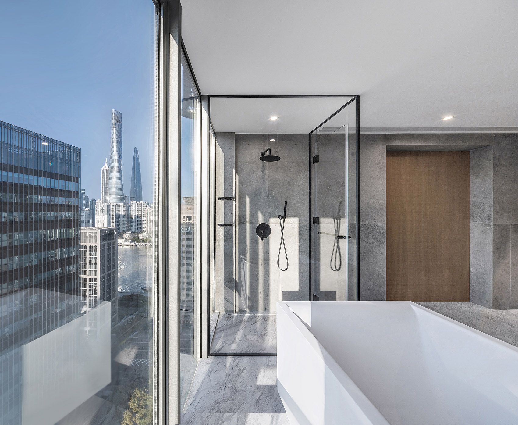 renovation of the apartment beside the huangpu river china by found architects