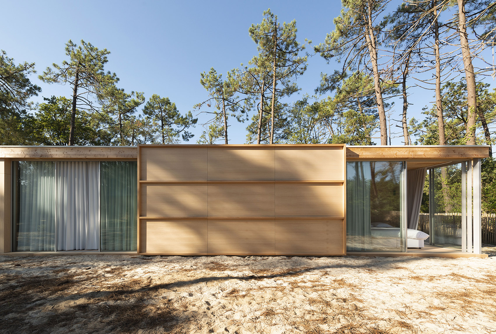 wooden villa at soulac sur mer by nicolas dahan