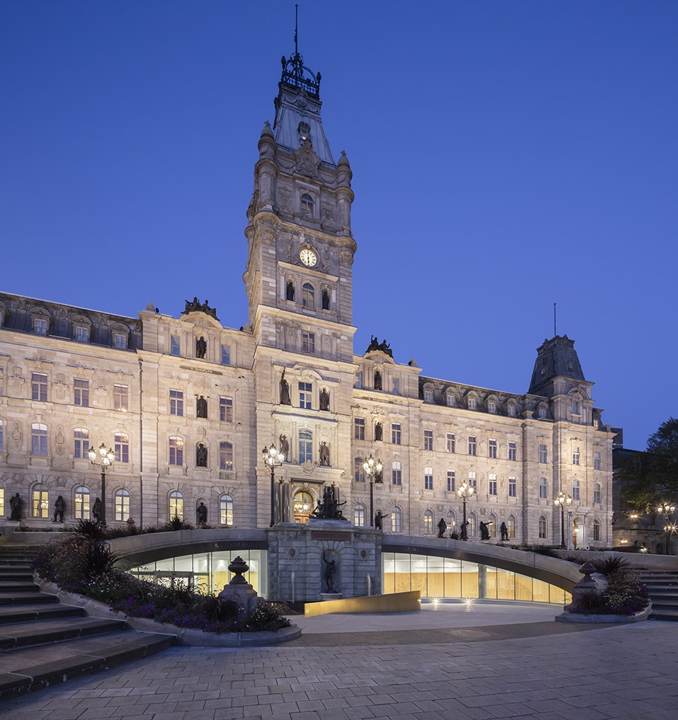 new pavilion of national assembly of quebec by provencher roy glcrm architectes