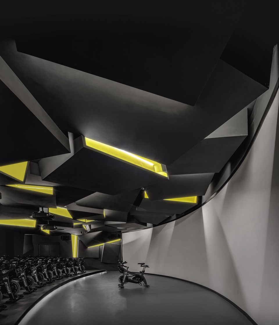 fusion fitness q plex premium club china by pone architecture