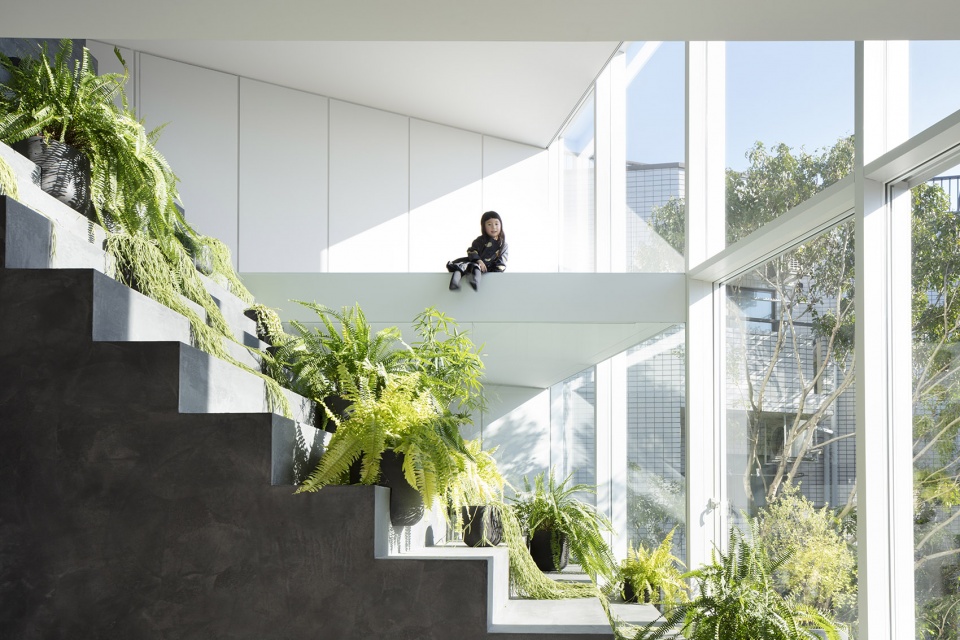 stairway house by nendo