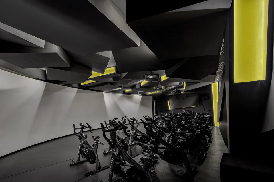 fusion fitness q plex premium club china by pone architecture