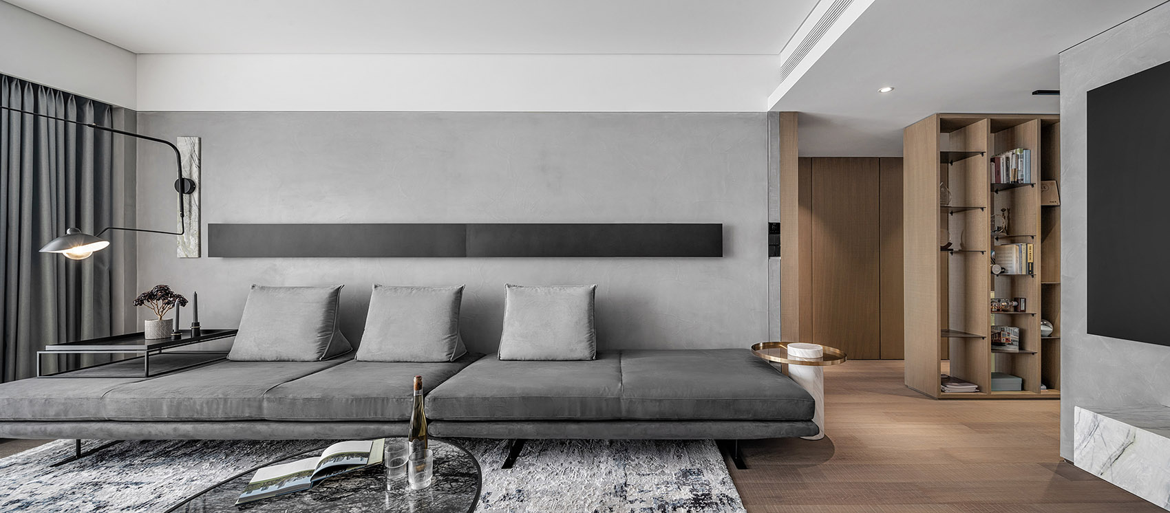 renovation of the apartment beside the huangpu river china by found architects