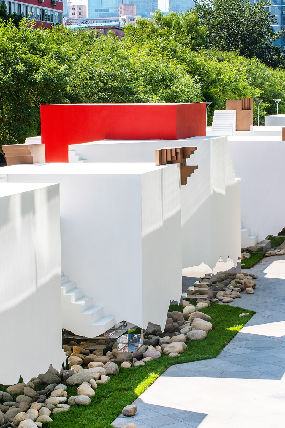 mandalas pop up digital art museum china by one take architects