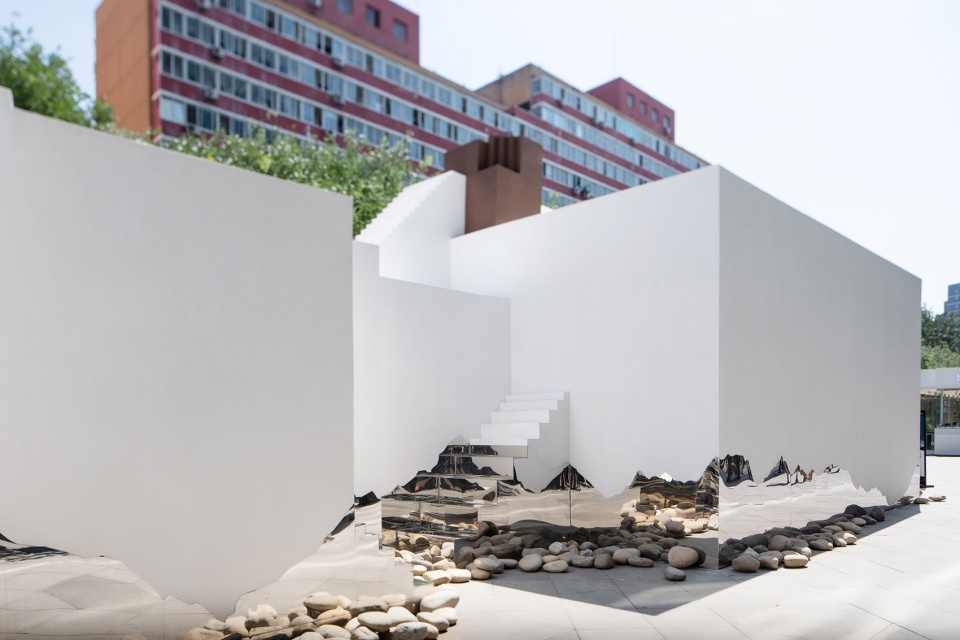 mandalas pop up digital art museum china by one take architects