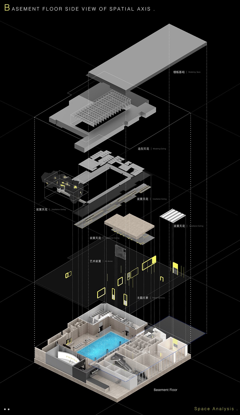 fusion fitness q plex premium club china by pone architecture