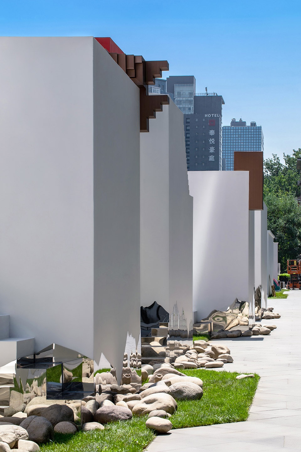 mandalas pop up digital art museum china by one take architects