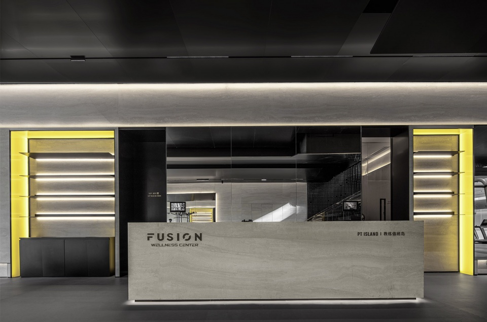 fusion fitness q plex premium club china by pone architecture