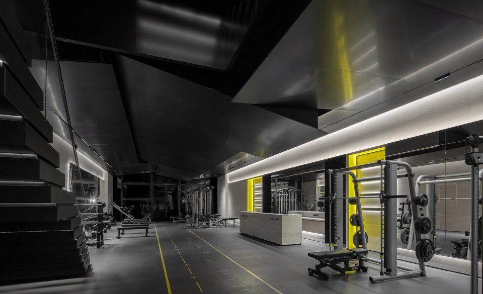 fusion fitness q plex premium club china by pone architecture