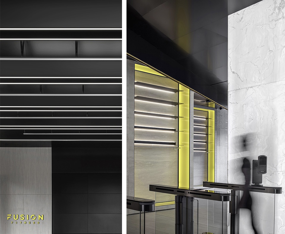 fusion fitness q plex premium club china by pone architecture