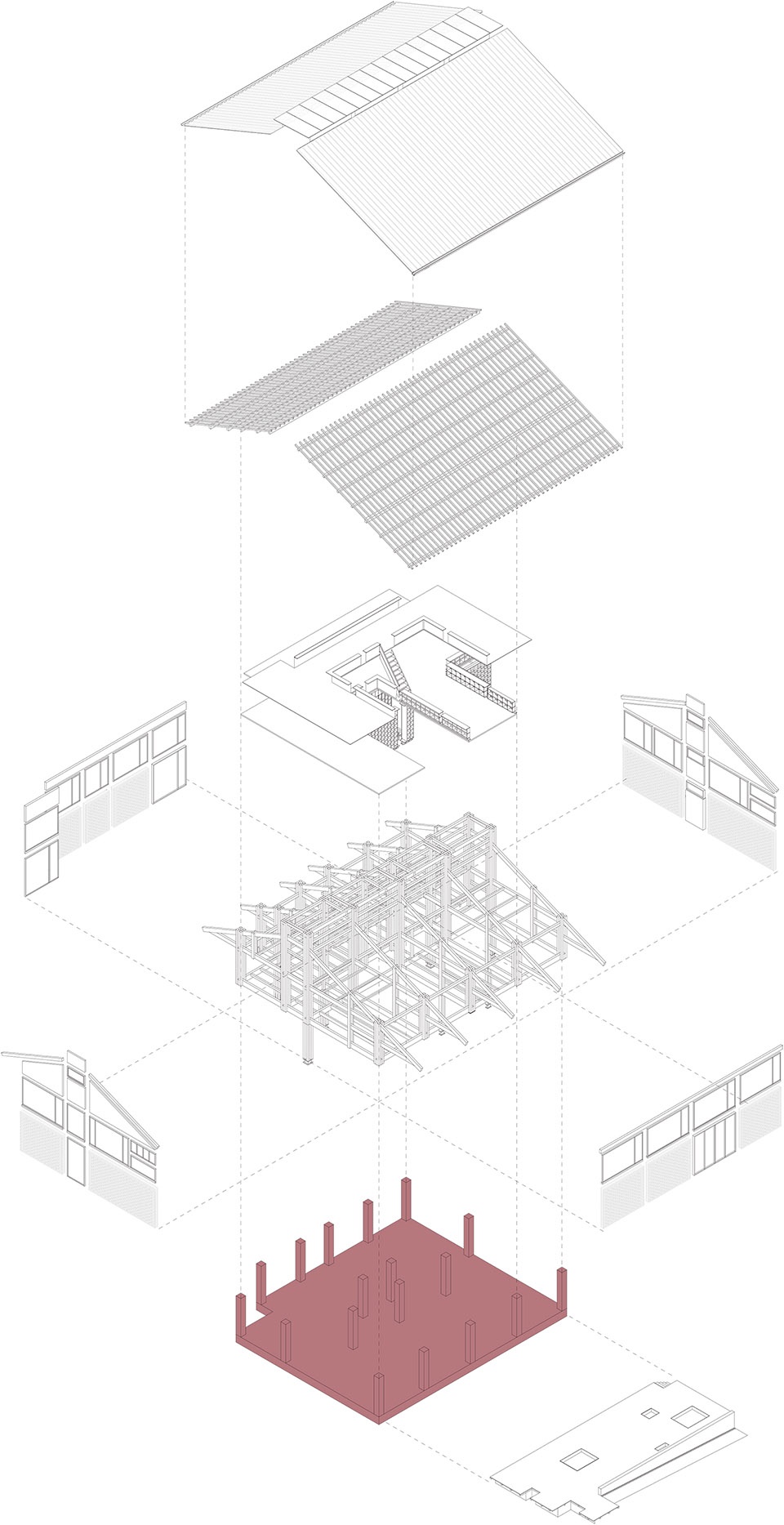 Party and Public Service Center of Yuanheguan Village LUO studio
