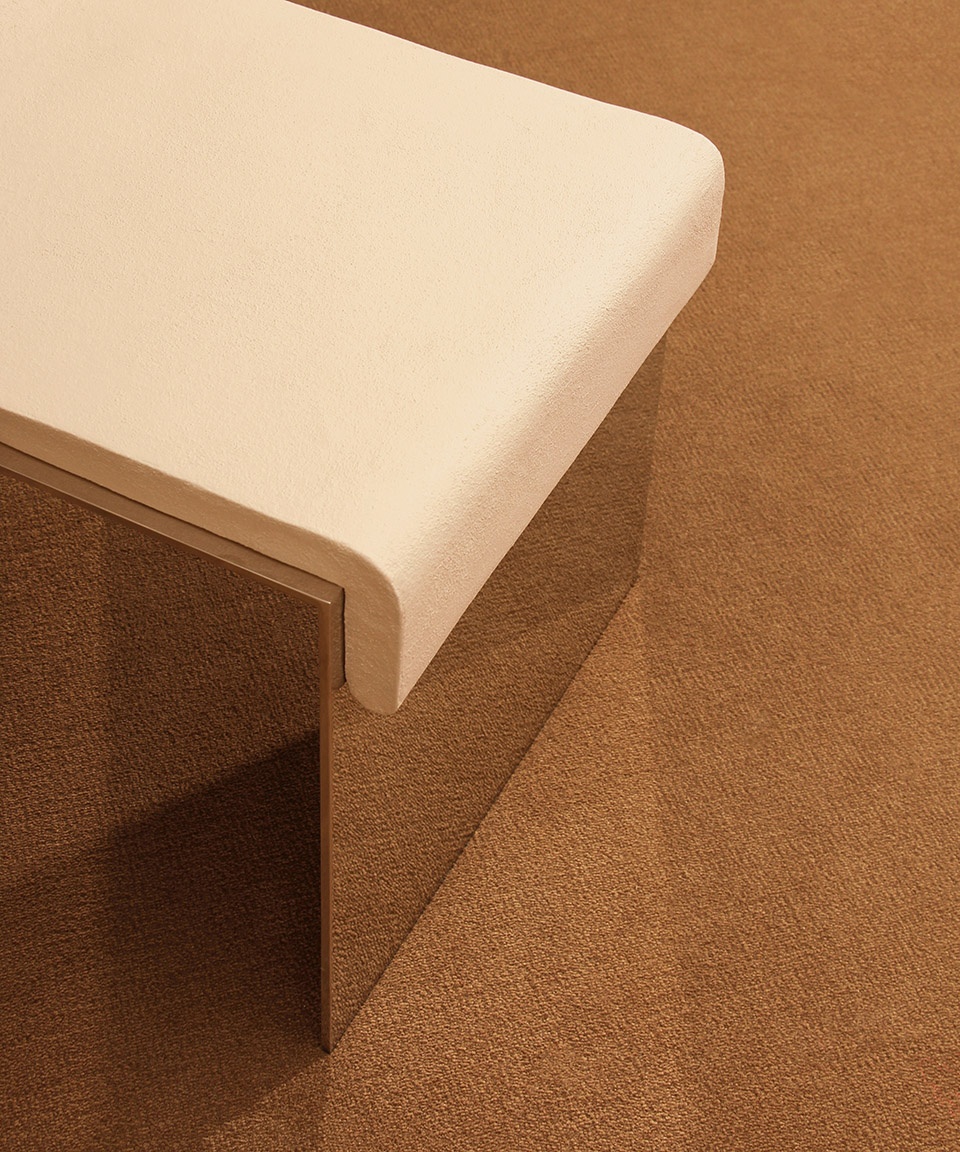 concrete melt chair by bower studios