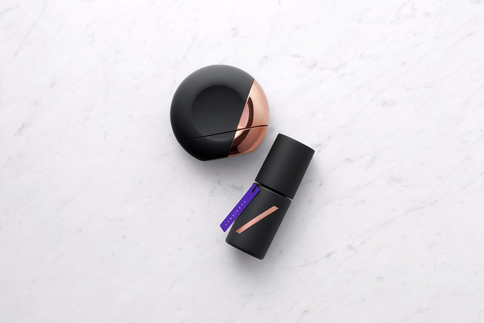 product and packing design for a new online beauty service fles by nendo