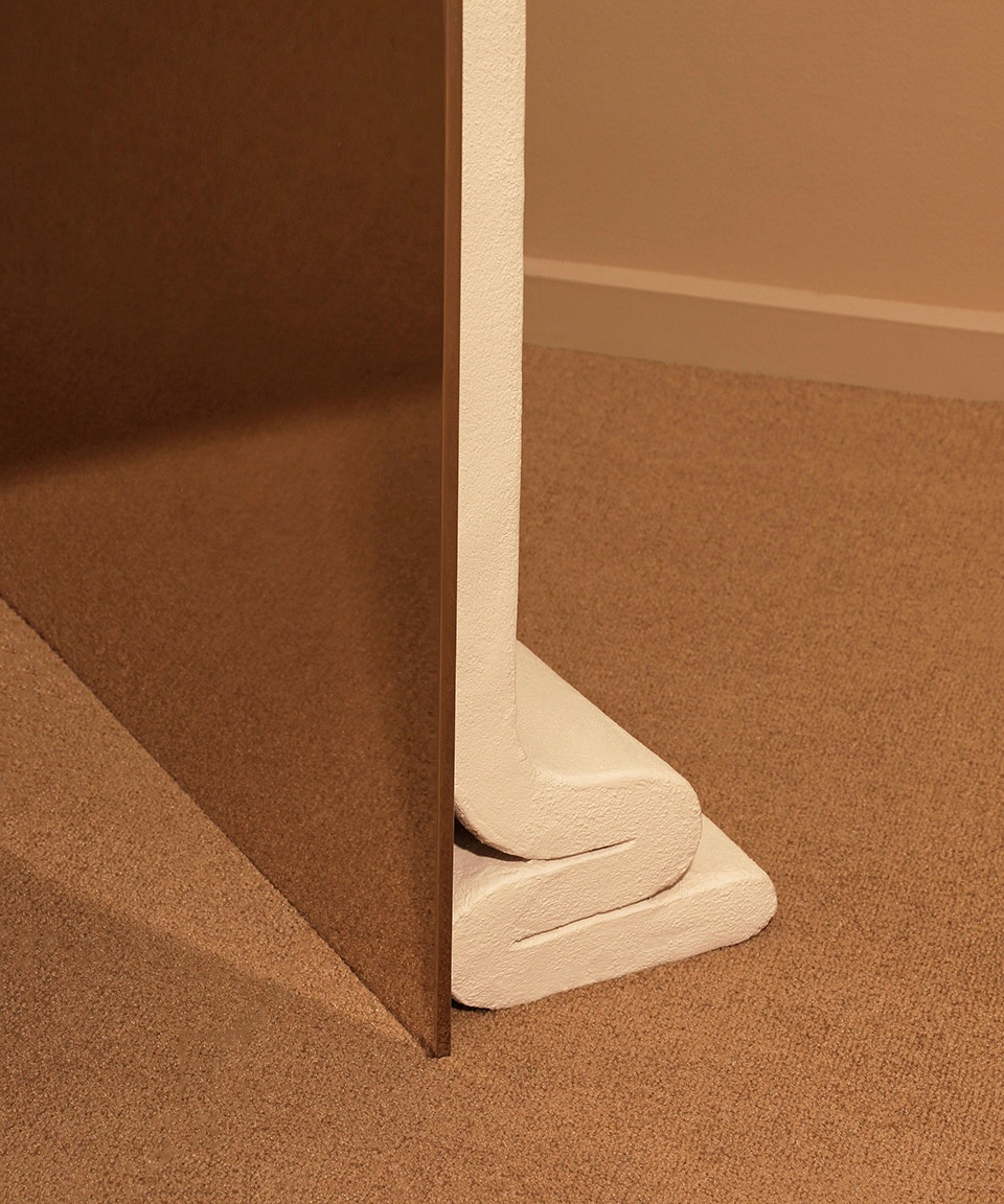 concrete melt chair by bower studios