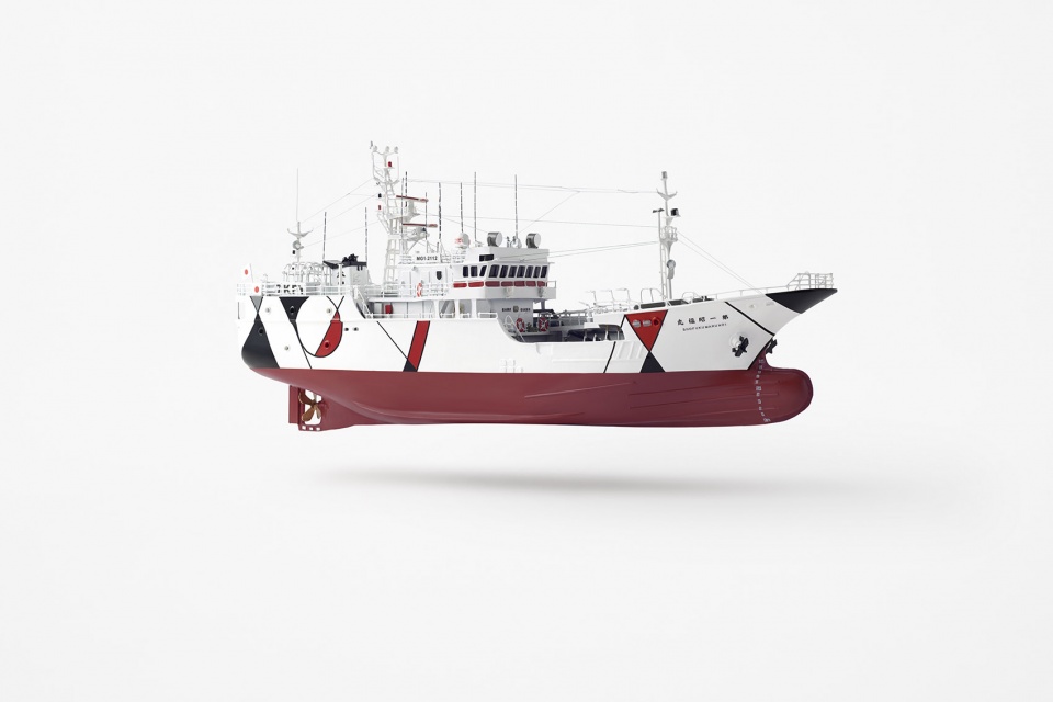 Interior and exterior design for the tuna longliner by nendo