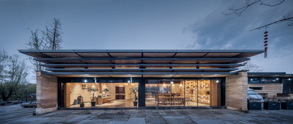 the architecture design of rural culture hall parlor of the village china by shanghai jiaotong university design and research institute
