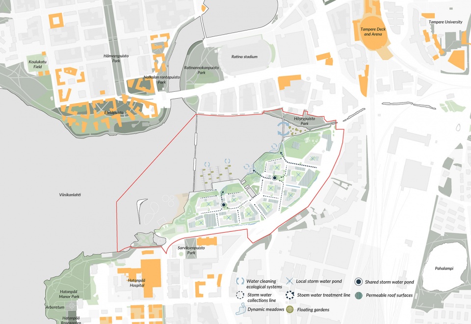architecturestudio noan wins international competition for viinikanlahti masterplan in tampere finland