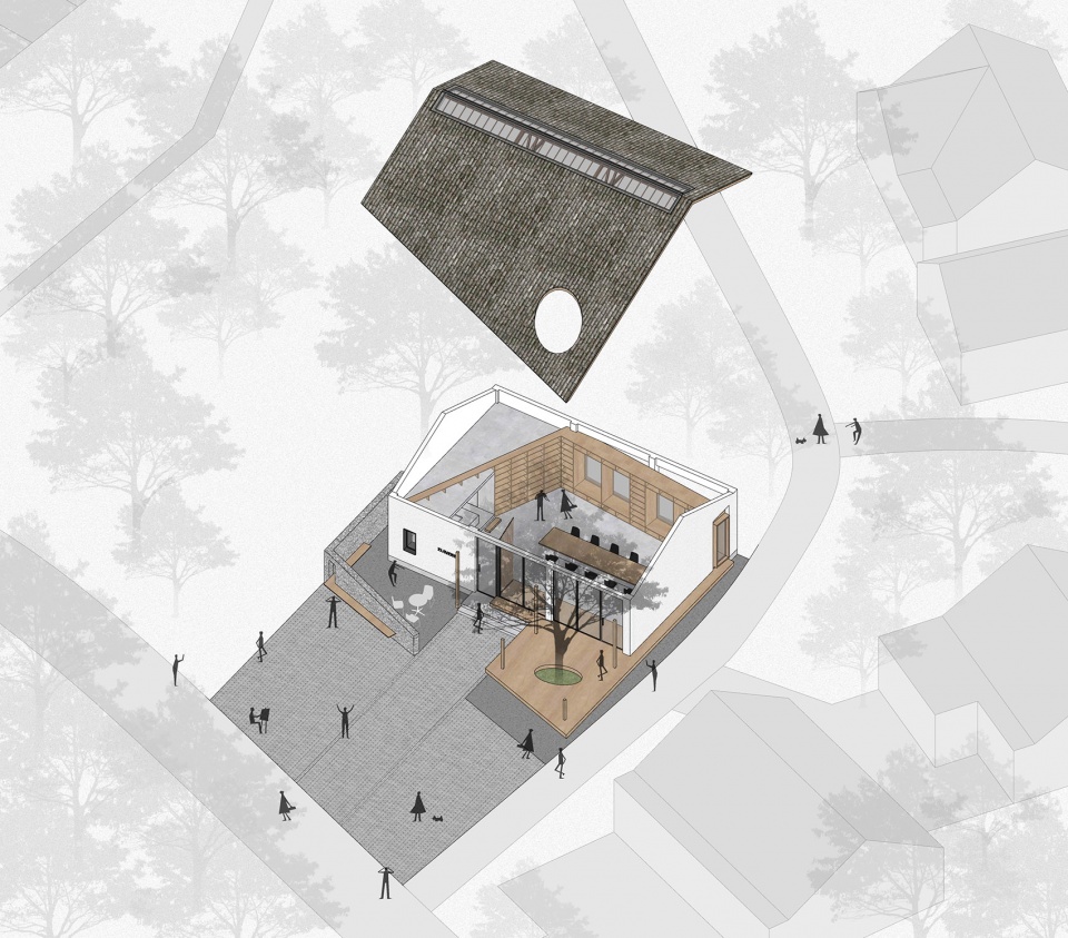 majialong village activity building china by mix architecture