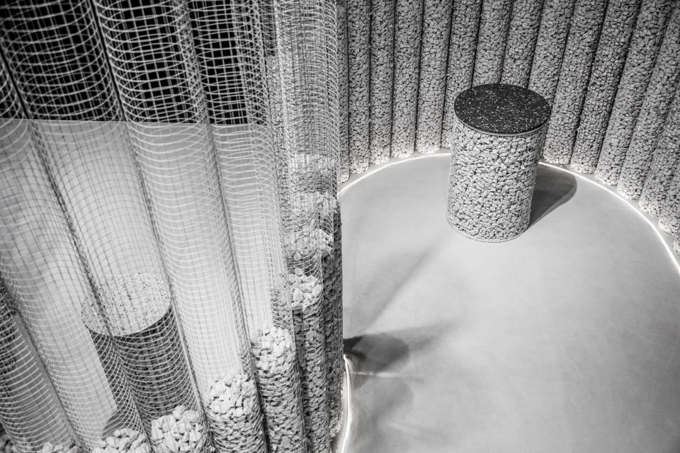 signtone marble pavilion for 2019 guangzhou design week china by cc design