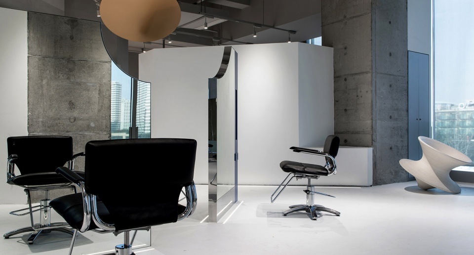 wakeup barber training school china by umor interior design