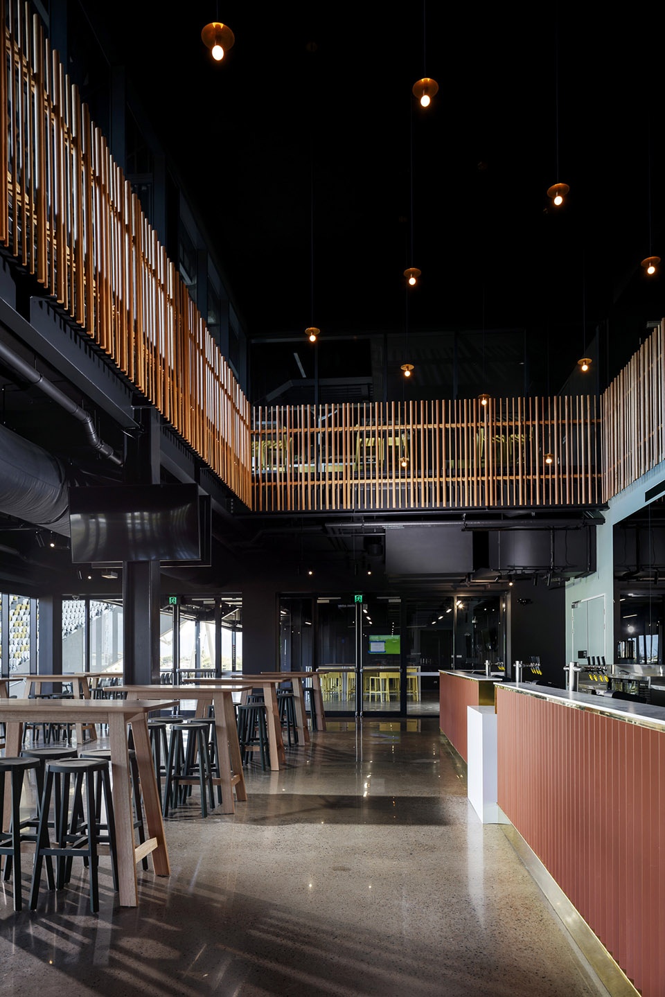 queensland country bank stadium by cox architecture