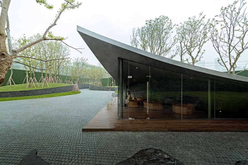 waterfront park of chongqing cultural tourism town china by change studio