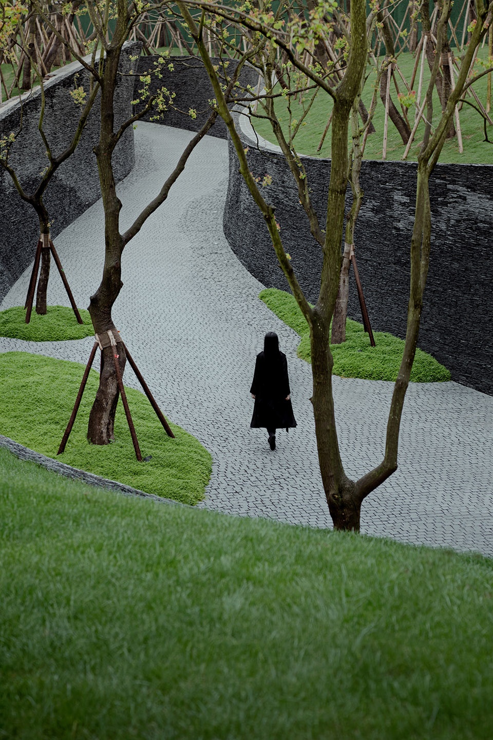waterfront park of chongqing cultural tourism town china by change studio
