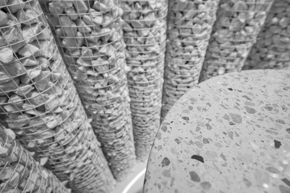 signtone marble pavilion for 2019 guangzhou design week china by cc design