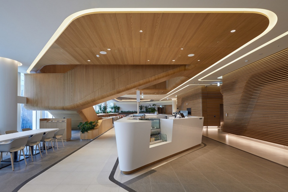 the retrofit of the hanwha hq by unstudio