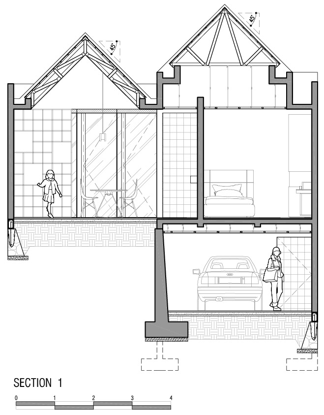 ur house by semiotic arsitek