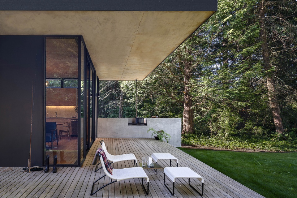 hood cliff retreat by wittman estes architecture landscape