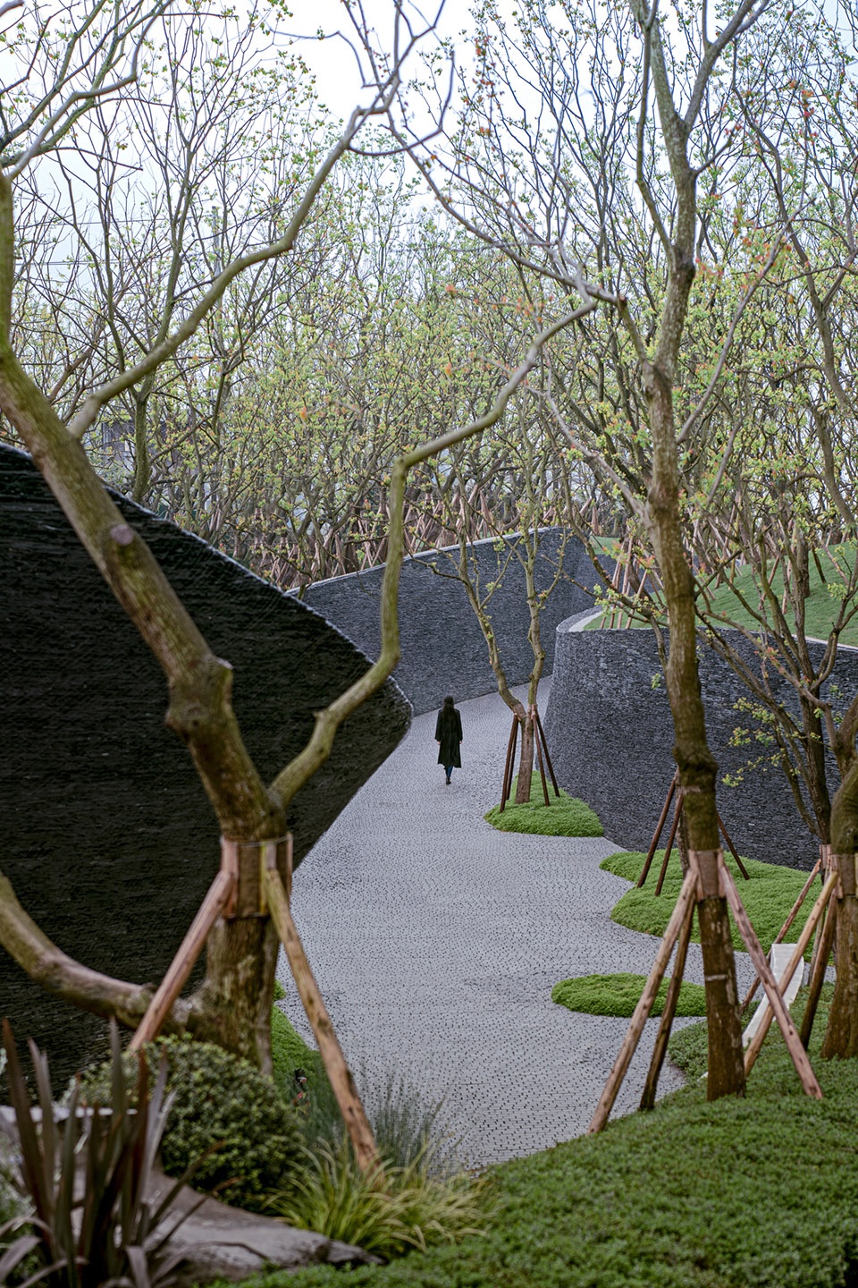 waterfront park of chongqing cultural tourism town china by change studio
