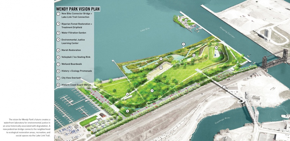 2019 asla analysis and planning award of honor the cleveland flats connections plan connecting a missing link by cmg landscape architecture
