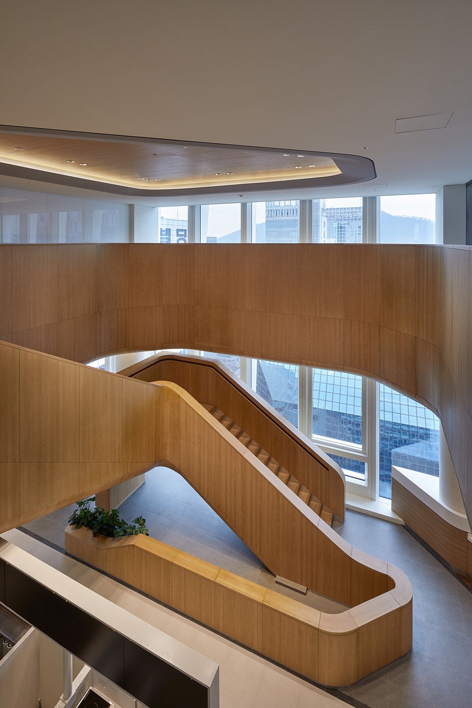 the retrofit of the hanwha hq by unstudio