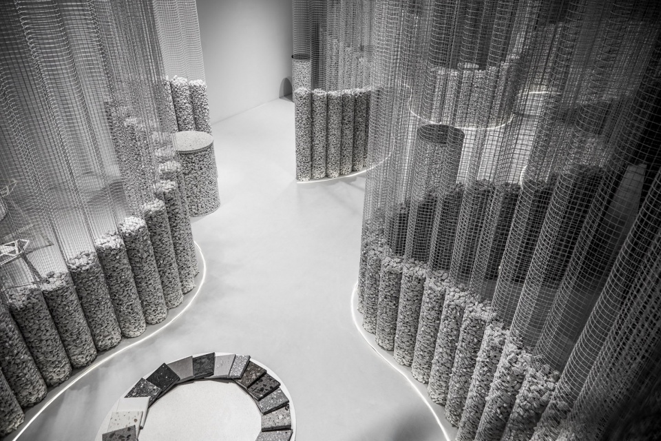 signtone marble pavilion for 2019 guangzhou design week china by cc design