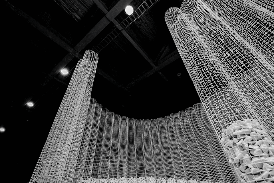 signtone marble pavilion for 2019 guangzhou design week china by cc design