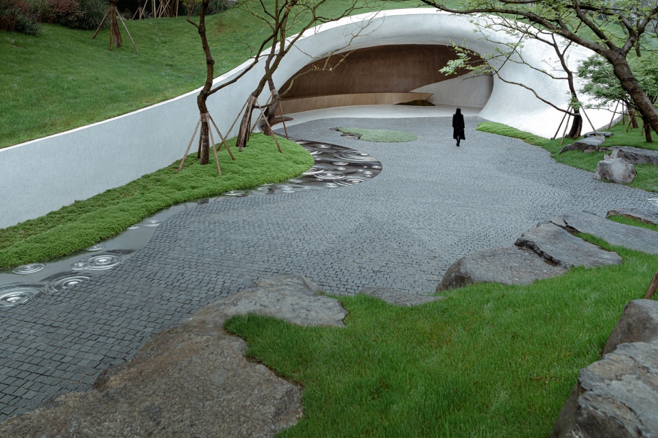waterfront park of chongqing cultural tourism town china by change studio